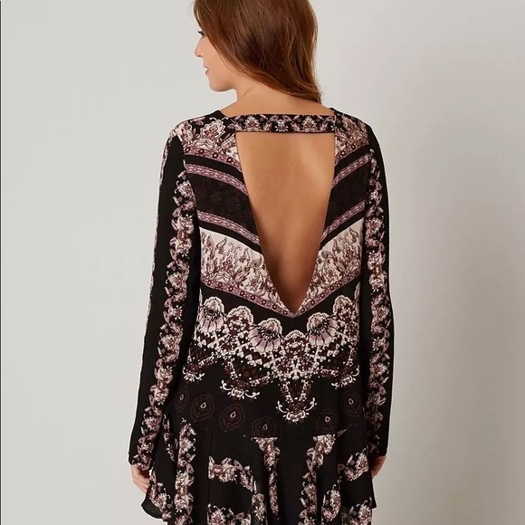 Free People Smooth Talker Tunic Top - Black - Picture 6 of 8